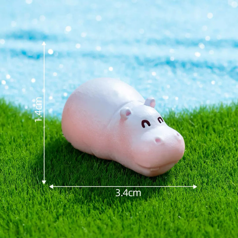【A195】Cartoon Hippopotamus Action Figure(Color Board)-Blind Bag Series