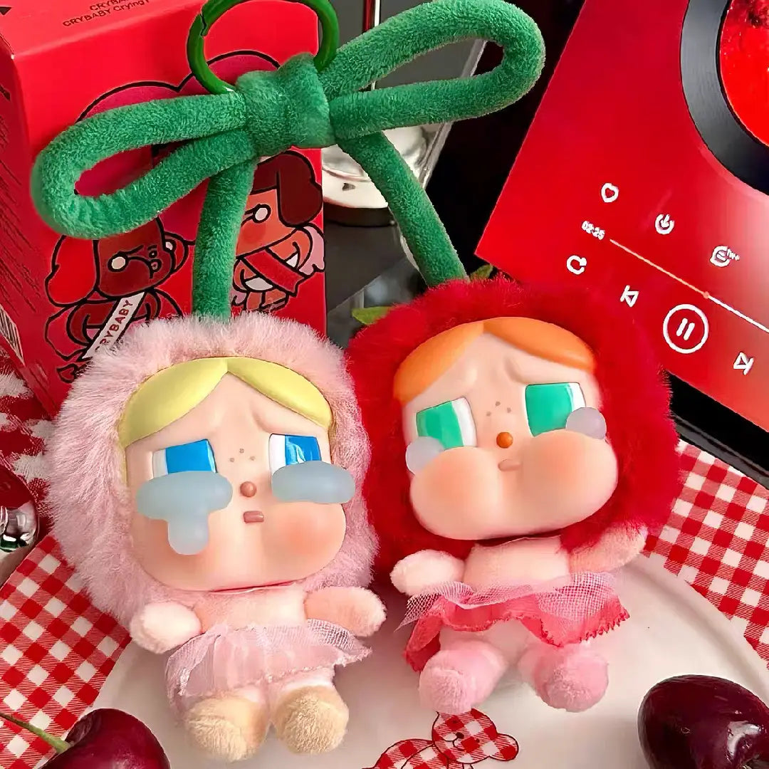 CRYBABY Crying For Love Plush Hanging Card (Love You Cherry Much)