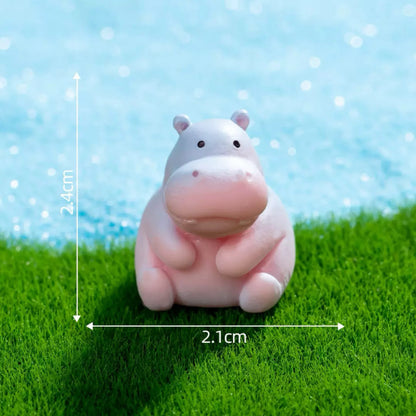 【A195】Cartoon Hippopotamus Action Figure（Color Board）-Blind Bag Series