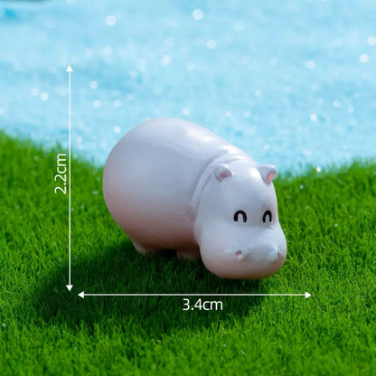 【A195】Cartoon Hippopotamus Action Figure（Color Board）-Blind Bag Series