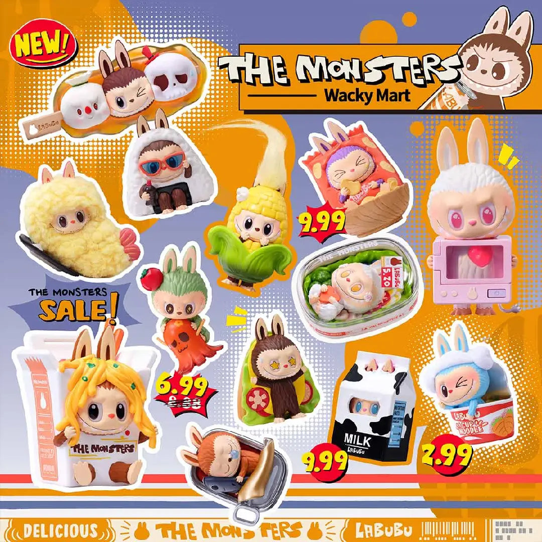 THE MONSTERS Wacky Mart Series Blind Box