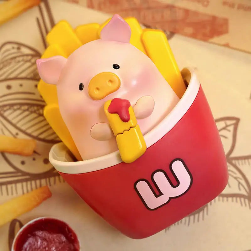 LuLu The Piggy-Burger Express Movable Series Blind Box