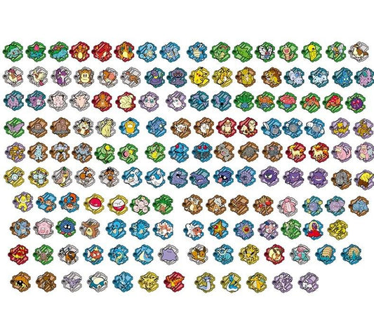 Pokémon Puzzle Refrigerator Magnet Series Blind Bags