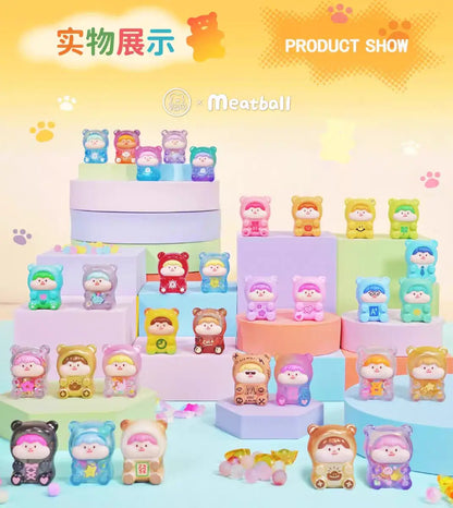 Meatball Marshmallow Bear Mini Series Blind Bag