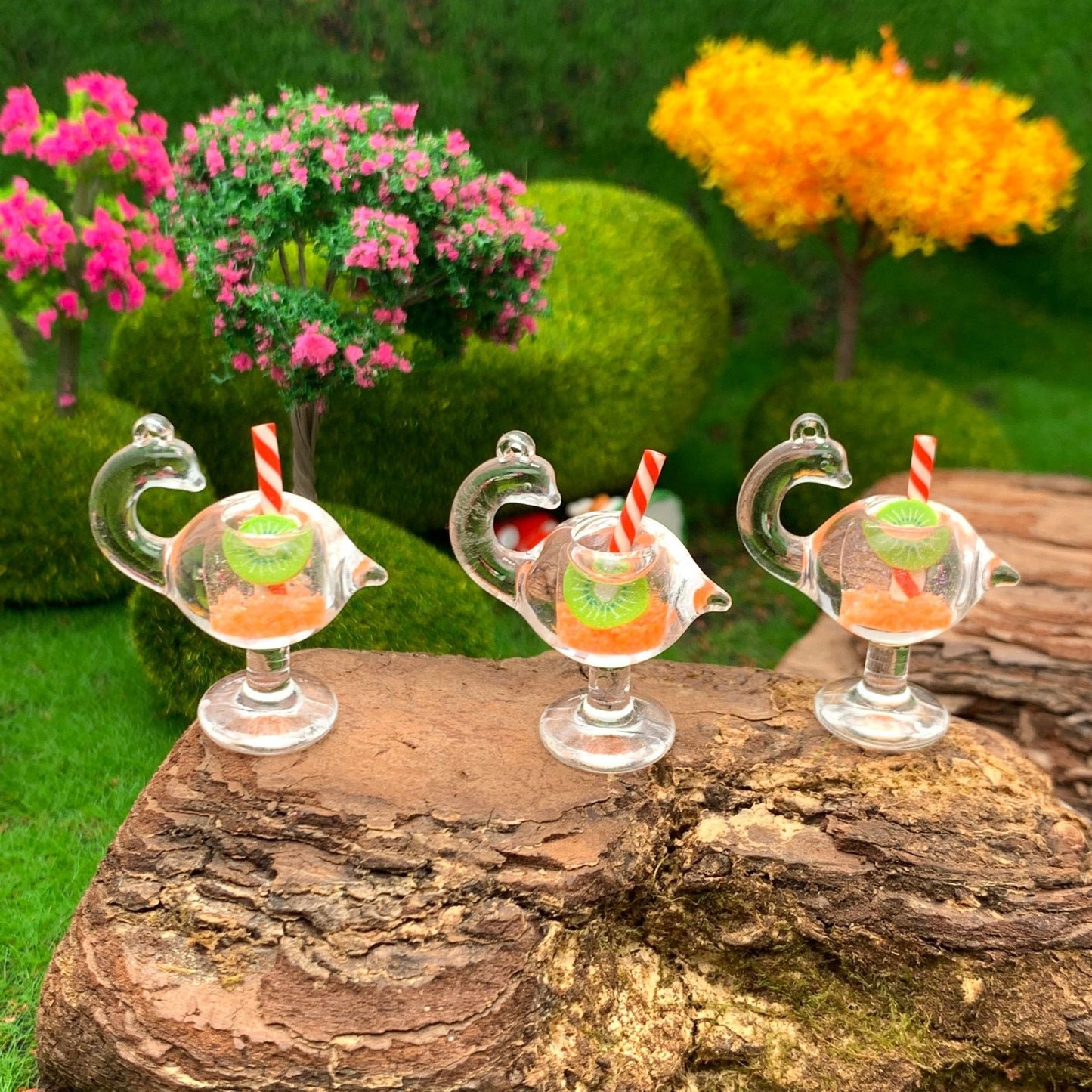 【A133】Luminous Flamingo Juice Glass-Blind Bag Series