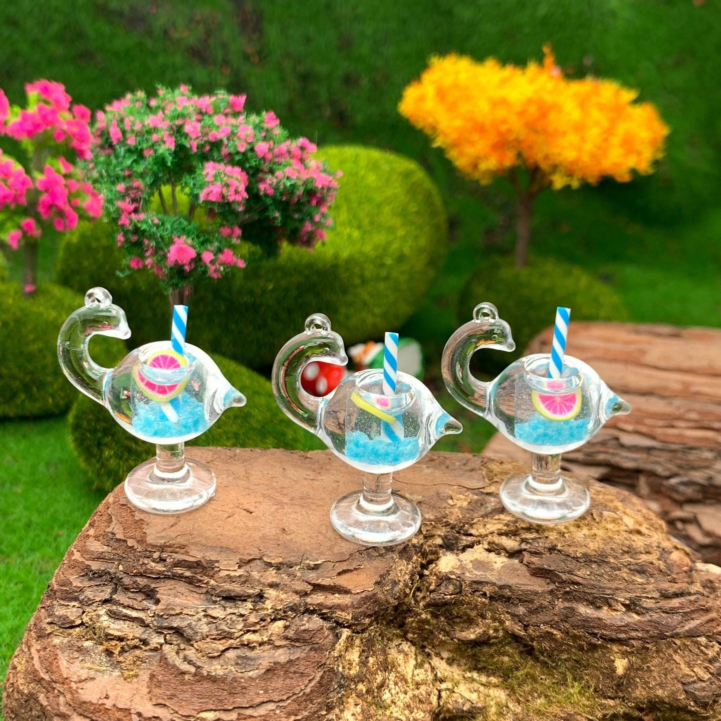 【A133】Luminous Flamingo Juice Glass-Blind Bag Series